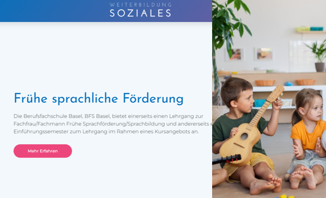 www.weiterbildung-soziales.ch - Frühe sprachliche Förderung
